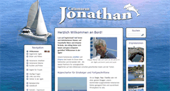 Desktop Screenshot of catamaranjonathan.de