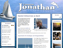 Tablet Screenshot of catamaranjonathan.de